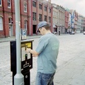 Doug Feeding Parking Meter